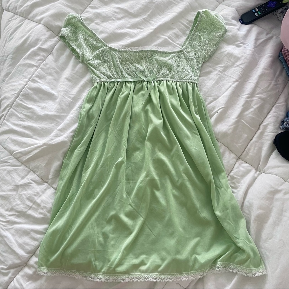 unif sprite dress green babydoll